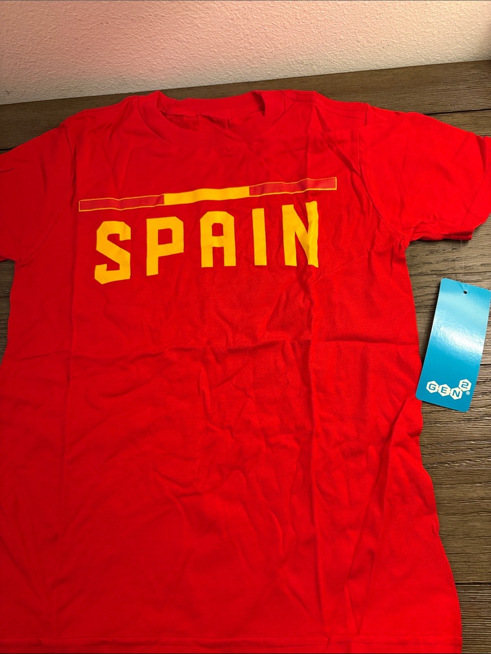 NWT [Gen2] Spain España World Cup Short-Sleeve Shirt Youth/Kids Multiple Sizes - Picture 3 of 9
